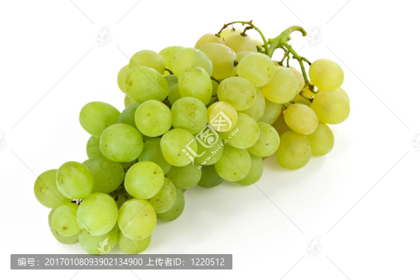一串白葡萄