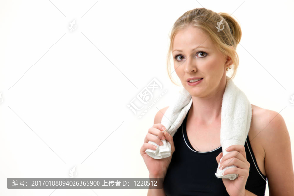 一個(gè)鍛煉的女人