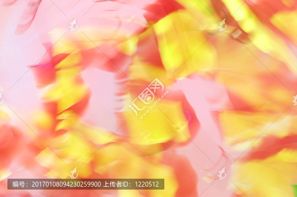 黃色和粉紅色