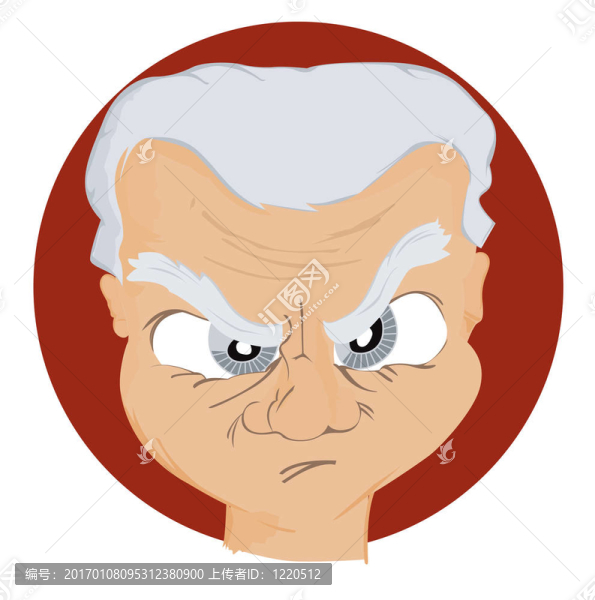 表情圖標(biāo)：憤怒