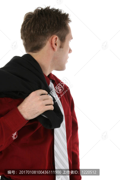 誘人的年輕商人