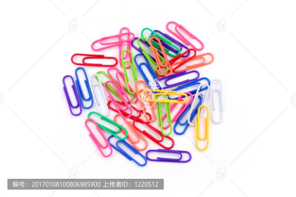 五顏六色的回形針