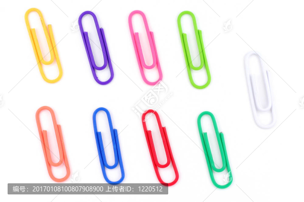 五顏六色的回形針