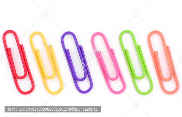 五顏六色的回形針