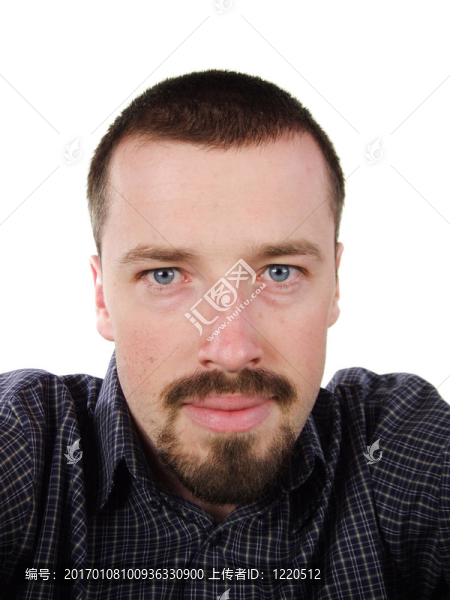年輕白人男性肖像