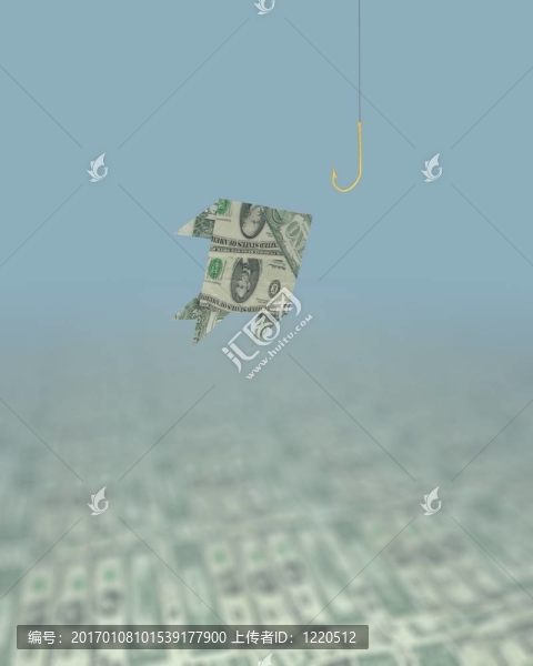 一個(gè)小的美元的魚