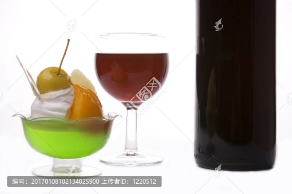葡萄酒和甜點