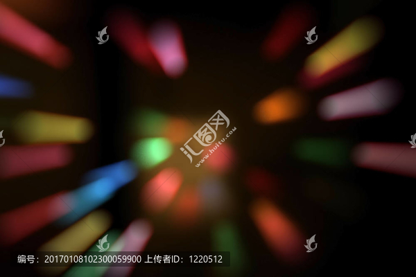五顏六色的燈光