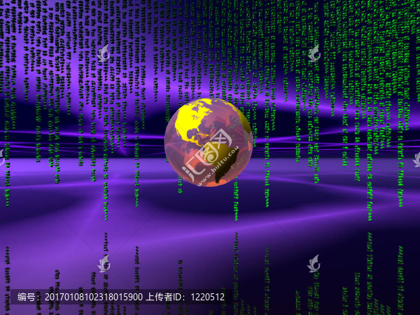 因特網(wǎng)上的二進制代碼；世界地球報。