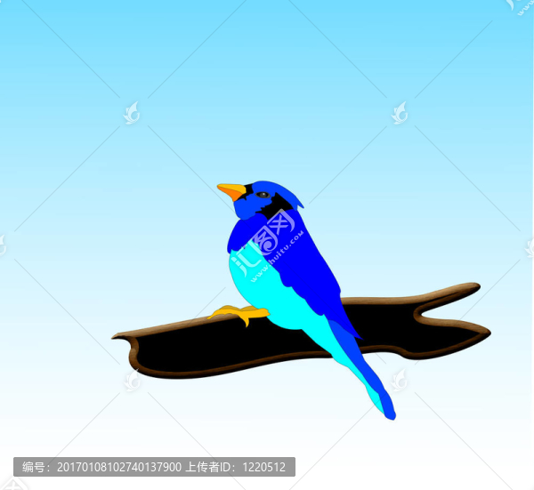 鳥在樹枝上
