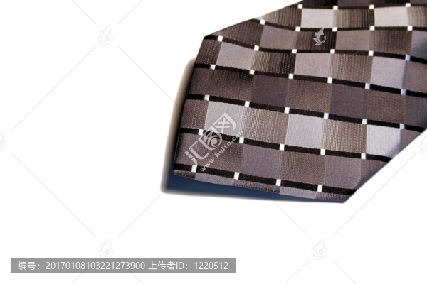 黑色和銀色的領帶