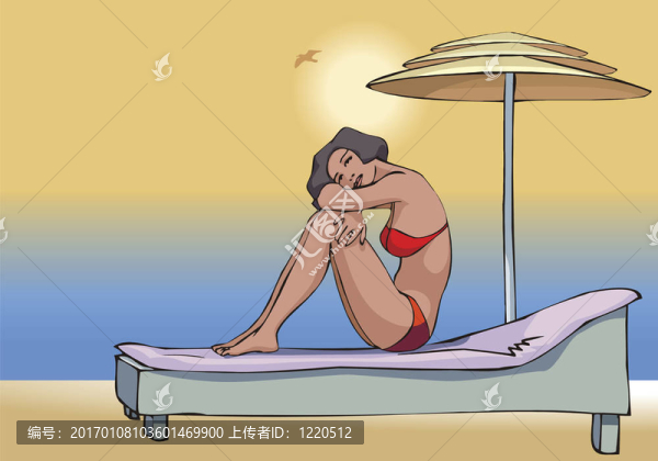 曬成棕褐色