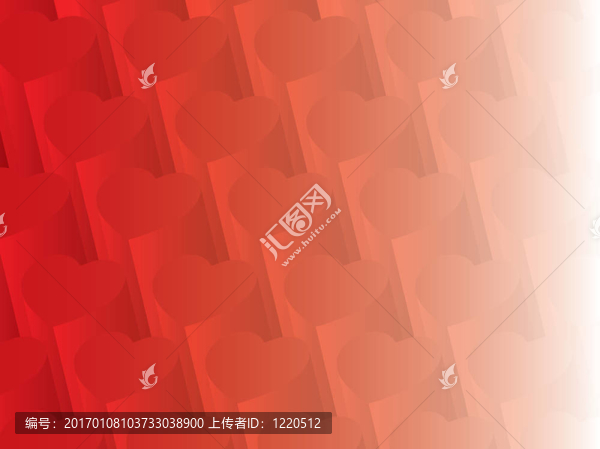 愛的心3D褪色