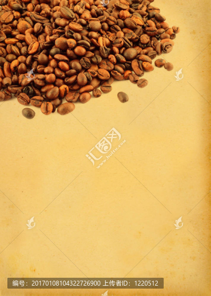 咖啡豆與復(fù)古拷貝空間-垂直