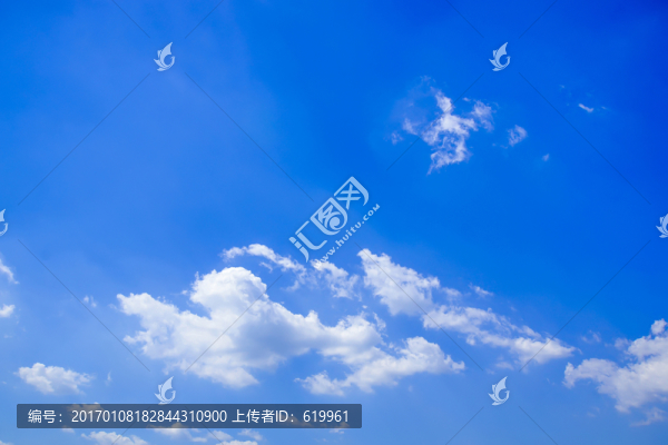 藍天白云天空背景