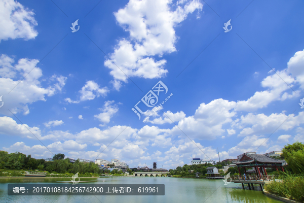 碧水藍天,青州風光