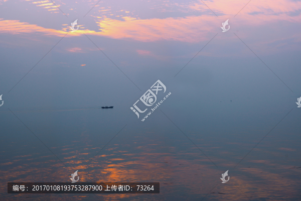 太湖日落
