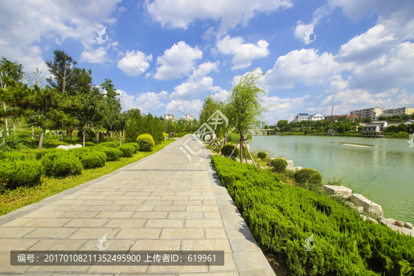 景觀路,藍(lán)天白云
