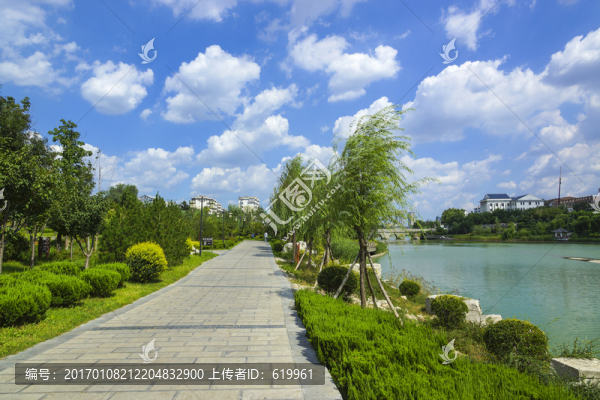 景觀路,藍(lán)天白云