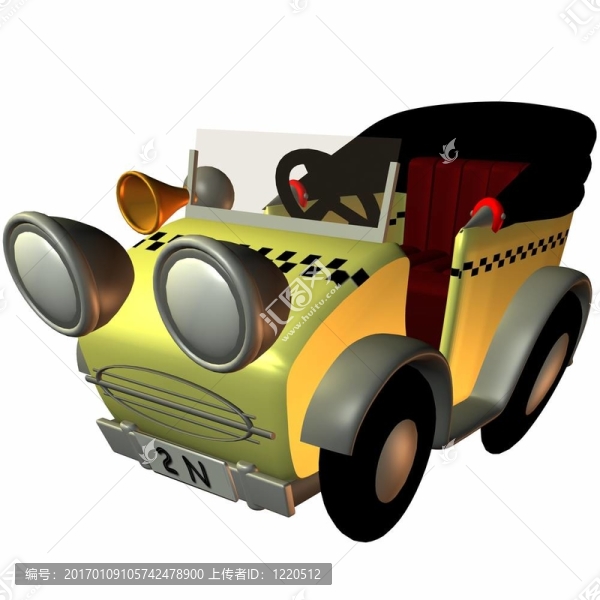 卡通車出租車