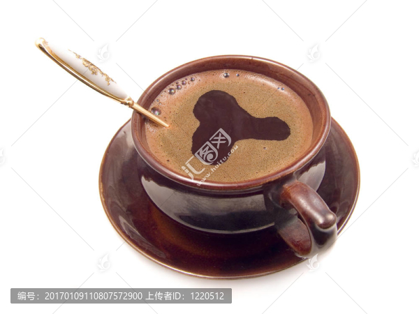 一杯熱咖啡