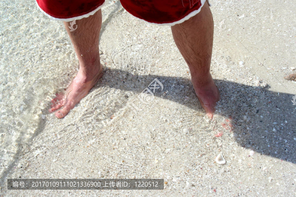 沙灘腳
