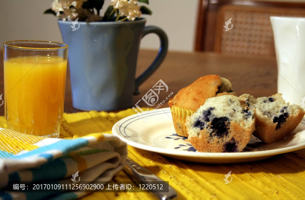 早餐桌上