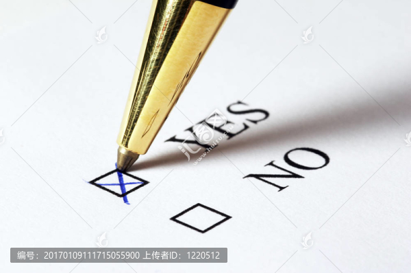 投贊成票