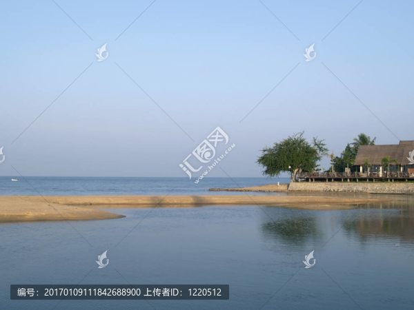 泰國的海灘和海灘餐廳