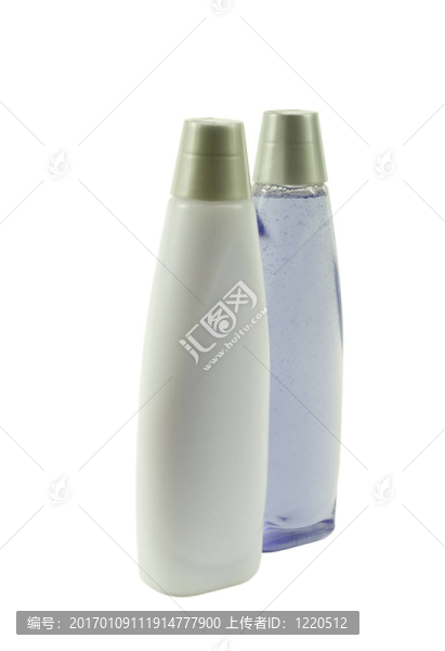 兩瓶藍色洗發(fā)水；角度