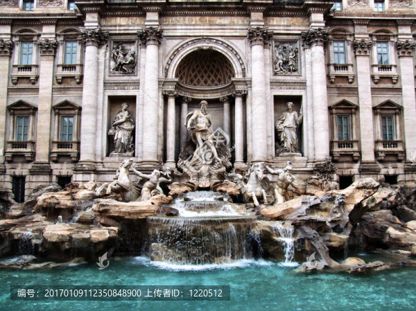 Fontanna,di,Trevi（特萊維噴泉）