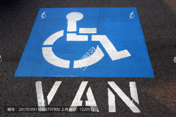 殘疾人的車停車場(chǎng)