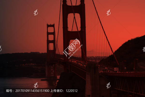 晚上。金門