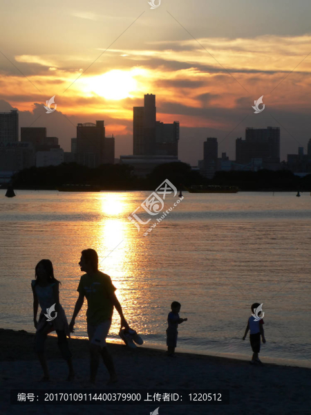 城市的黃昏