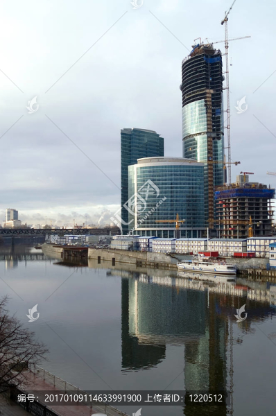 辦公中心建筑工地