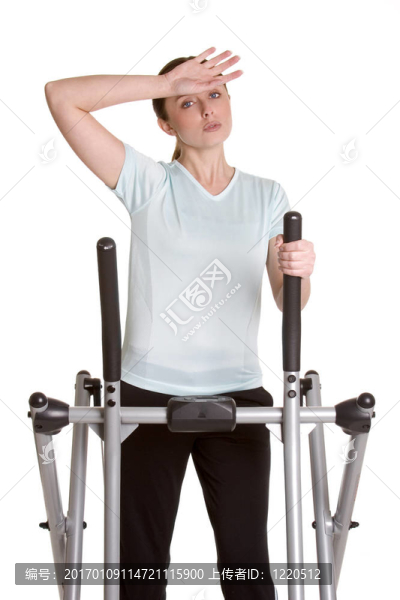 鍛煉的女人