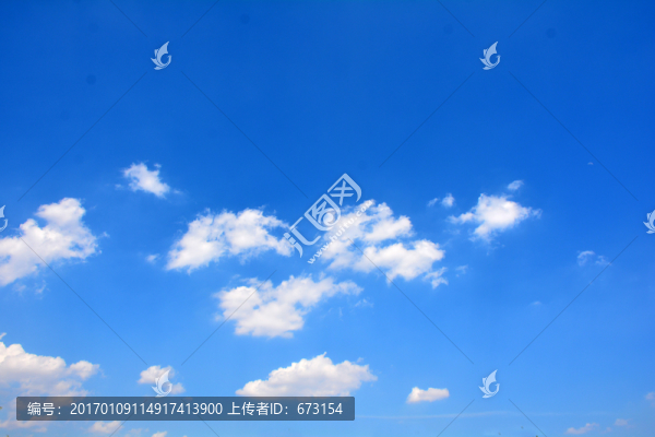 藍天白云