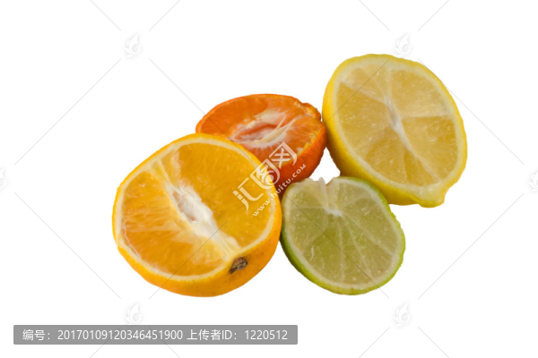 四種柑橘類水果