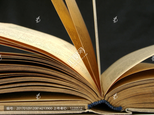 打開的書