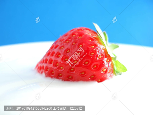紅色的新鮮草莓