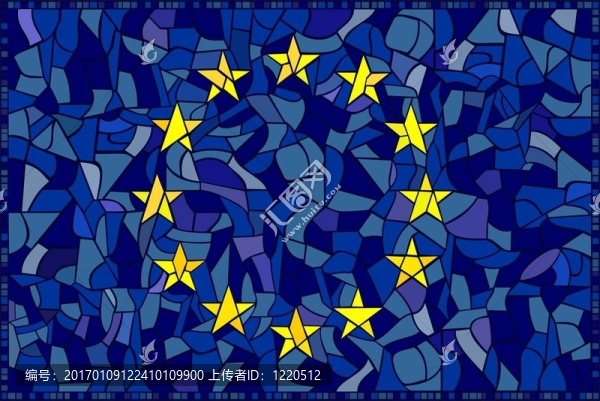 歐盟玻璃馬賽克
