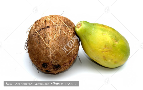 椰子、木瓜