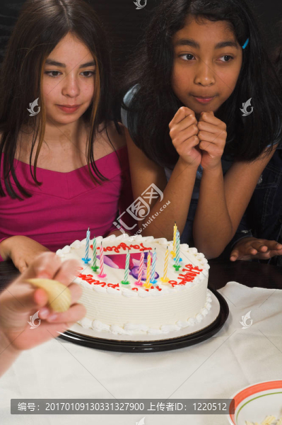 十幾歲的孩子慶祝生日