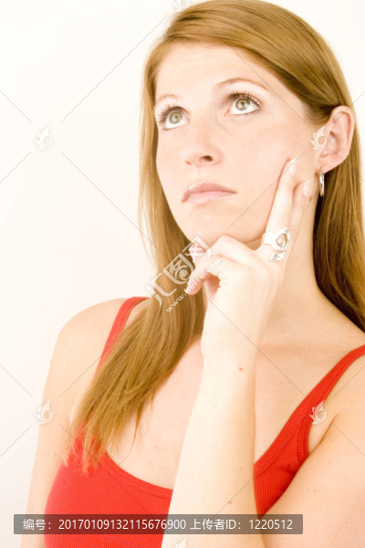 思想深處的女人