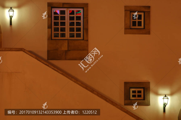 古董房子；前視圖