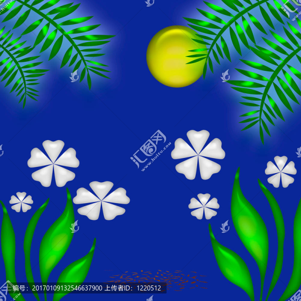 熱帶的夜晚