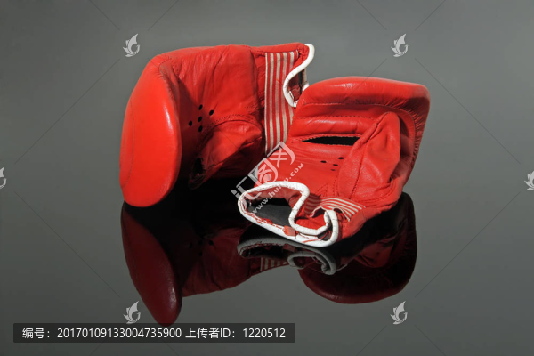 舊的拳擊手套