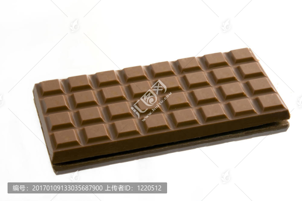 孤立的巧克力