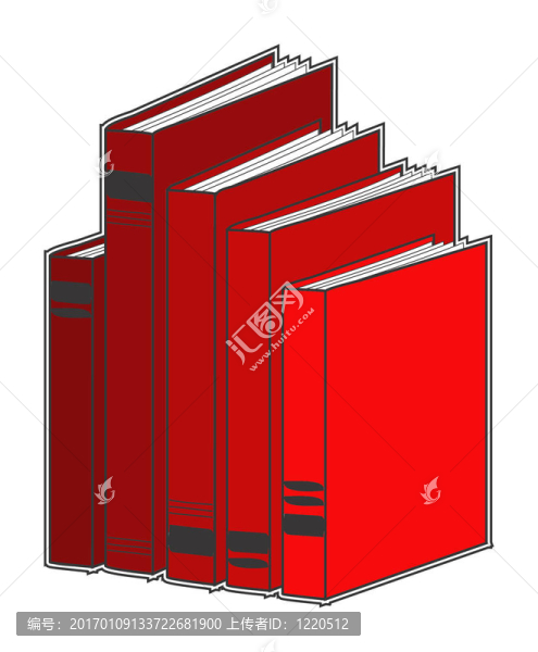 紅色的書(shū)-匯圖網(wǎng) www.fosd68.com 紅色的書(shū)