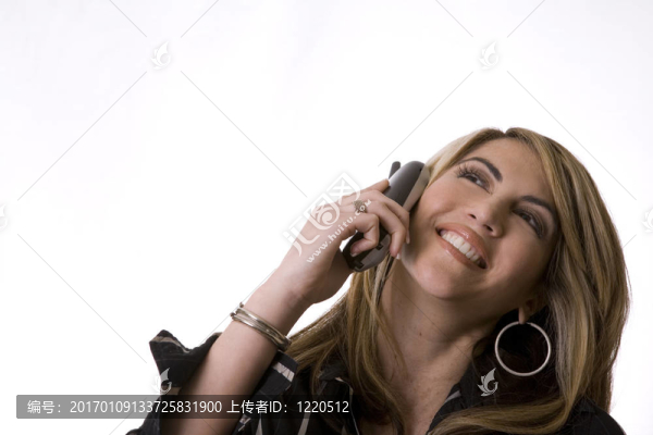 電話上的商業(yè)女人